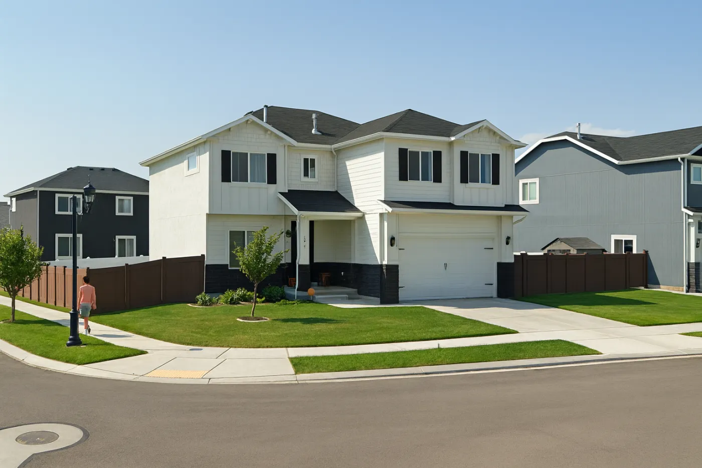 Residential neighborhood illustrating the Kamas bridge loan