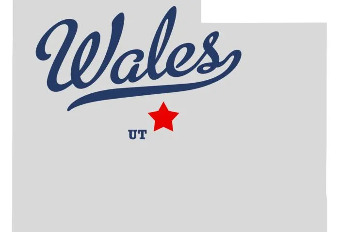 Map of Wales, Utah